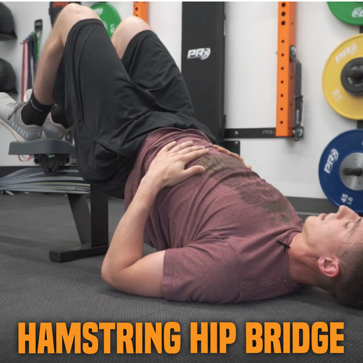 Hamstring Hip Bridge | Home Gym Hacks