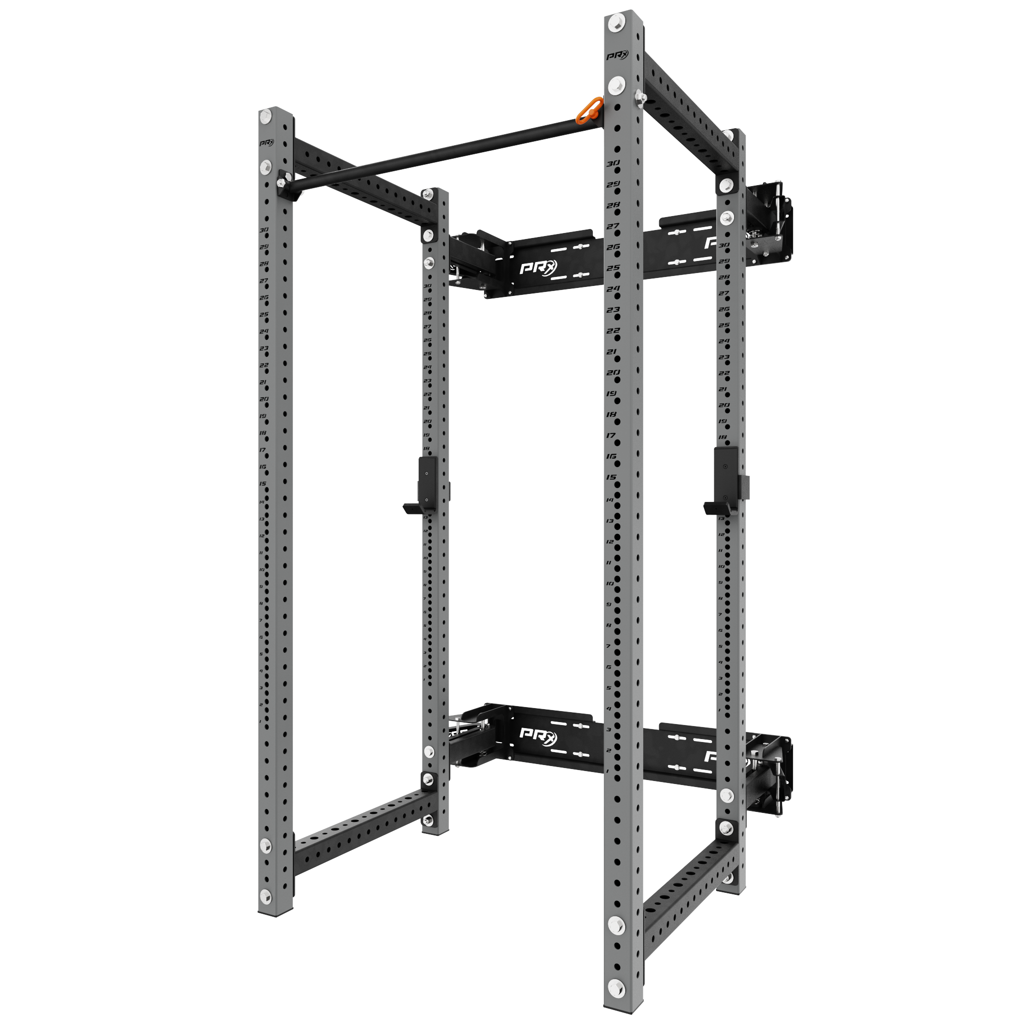 Barbell Mirafit M200 Power Rack Blk Box Squat Rack Plate Storage