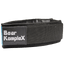Black weightlifting belt with 'Bear KompleX' logo on a white background