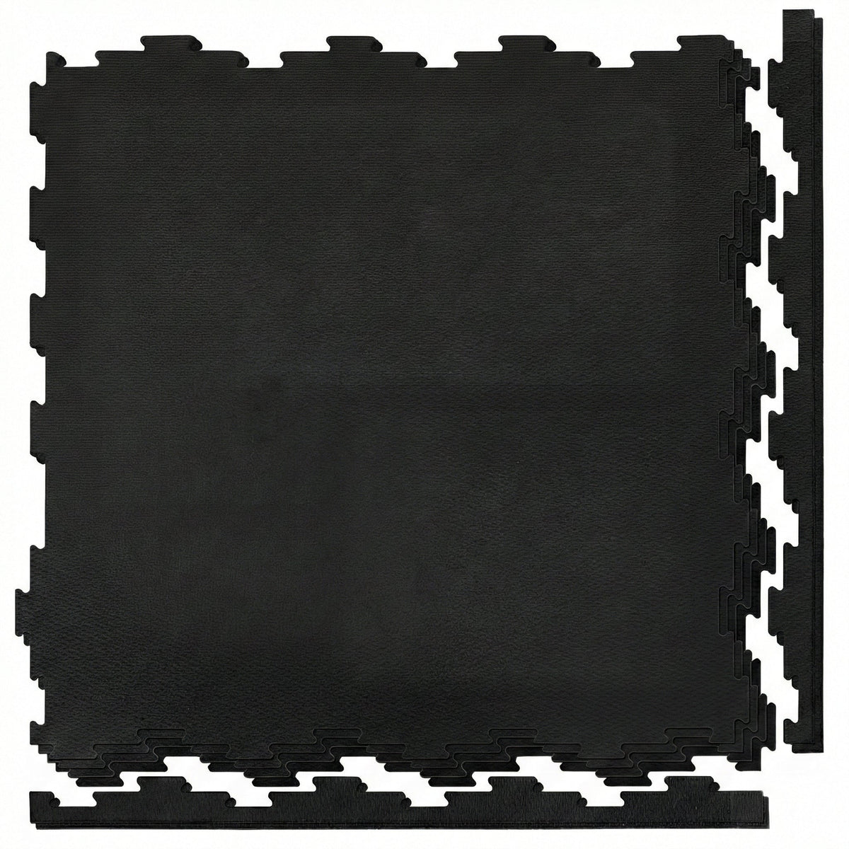 4 pack – Interlocking Rubber Gym Tiles — 22.5" × 22.5" | 1/2" Thick