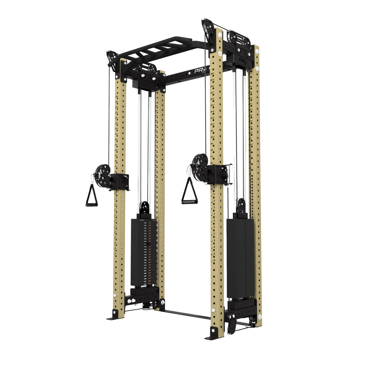 Desert Tan - Build Limitless® Half Rack Functional Trainer
