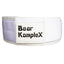 White waist belt with 'Bear KompleX' logo on a white background
