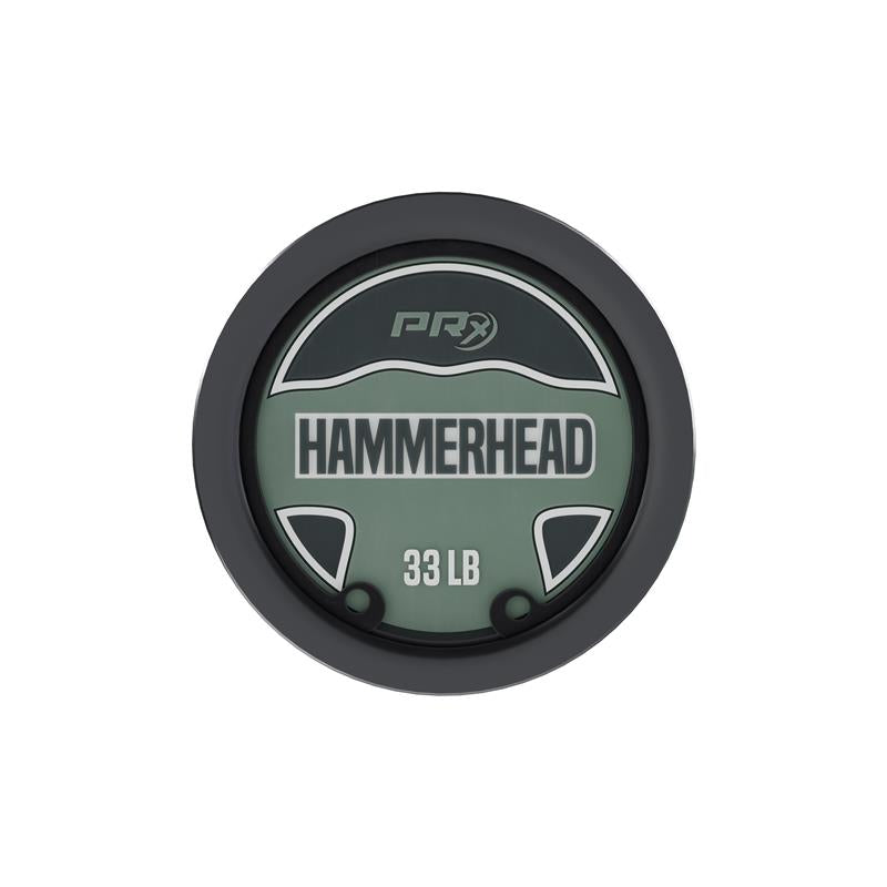 Hammerhead end cap with PRX branding on a white background