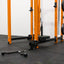 Ripcord Low Pulley with rope handle mounted to Build Limitless 6-Post.