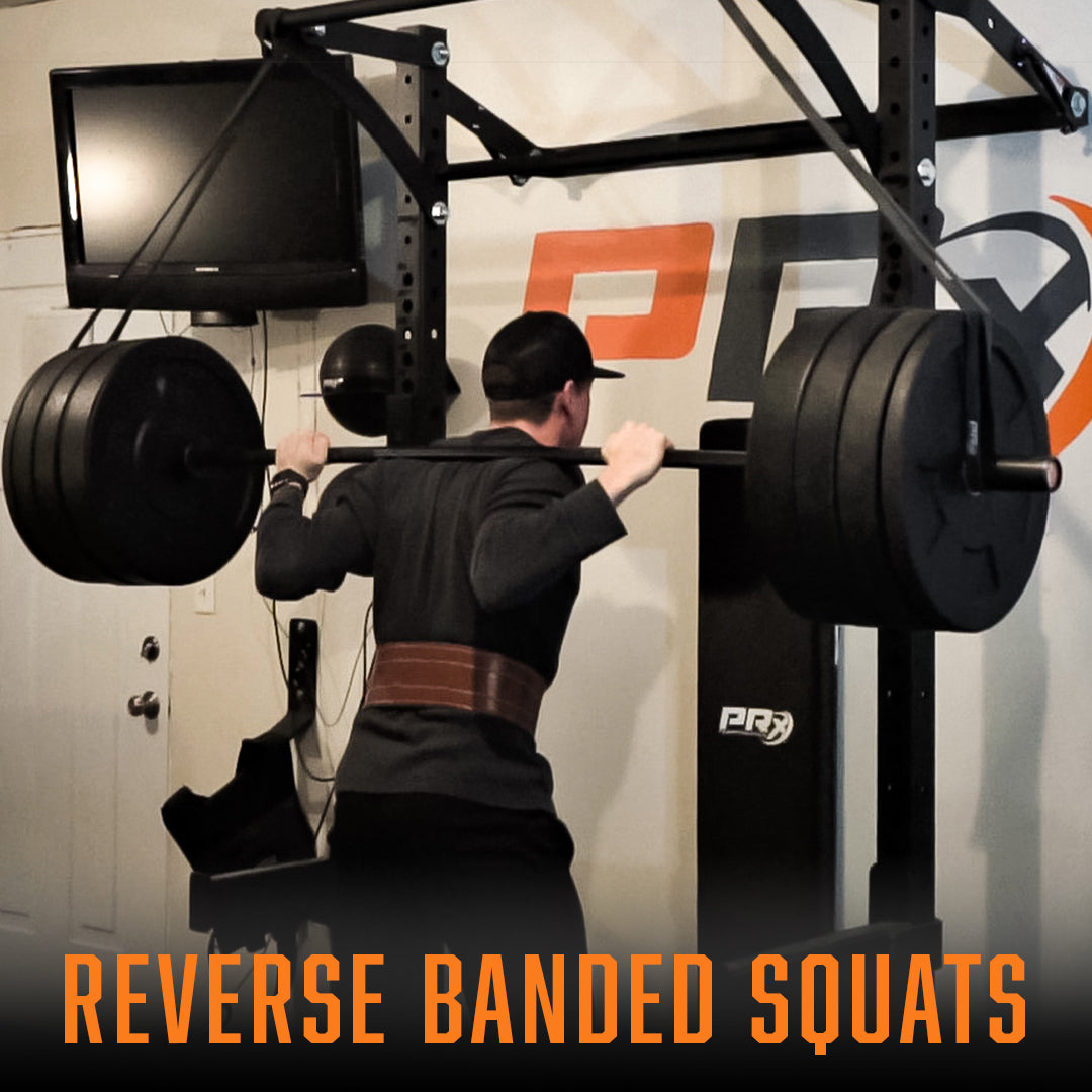 Reverse Banded Squats | Home Gym Hacks – PRx Performance