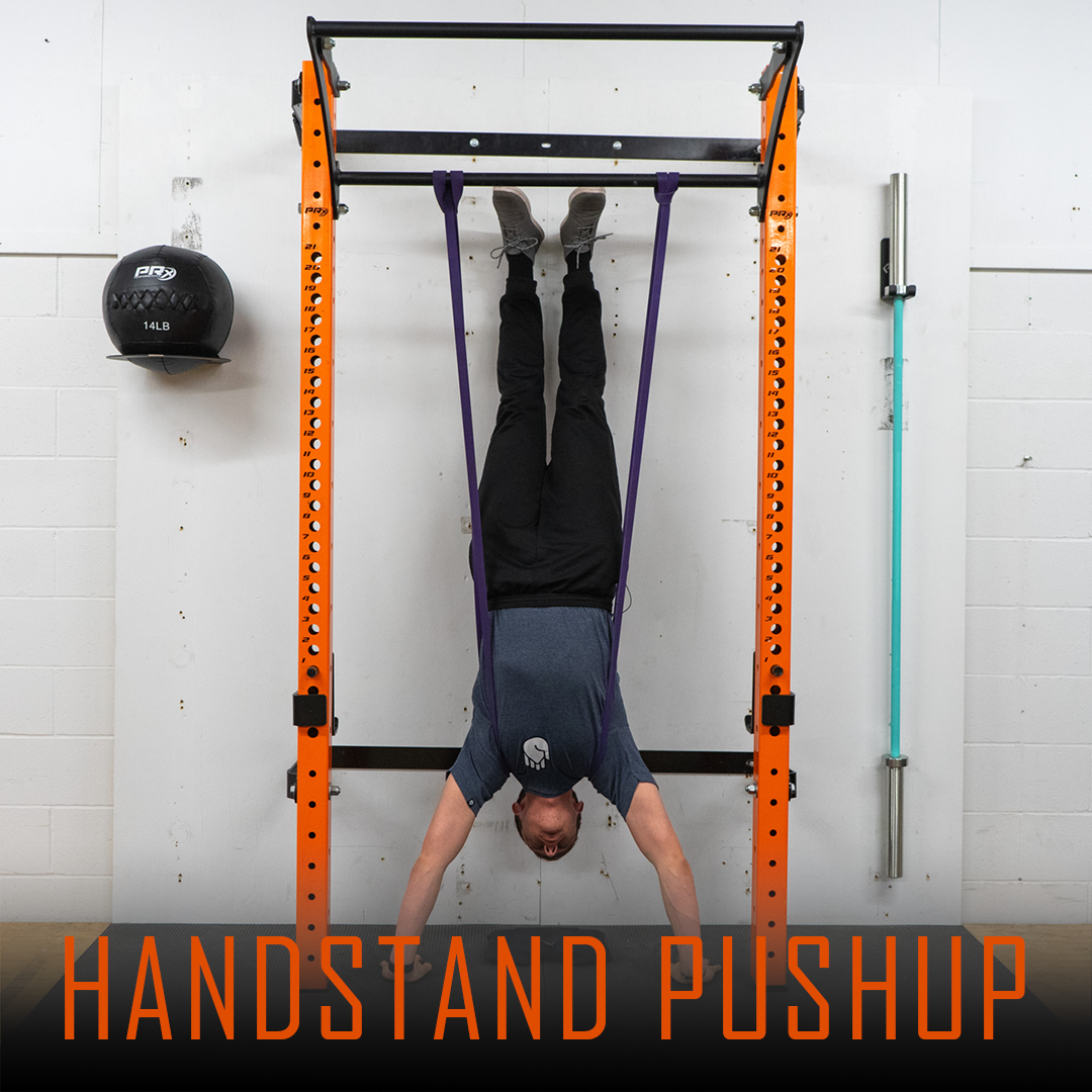 Assisted Handstand Push Ups | Home Gym Hacks – PRx Performance