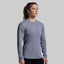 Women's Premium Basic Long Sleeve Crew (Heather Grey)