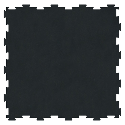 Interlocking Rubber Gym Tile- 1/2"Thick | 22.5" × 22.5"