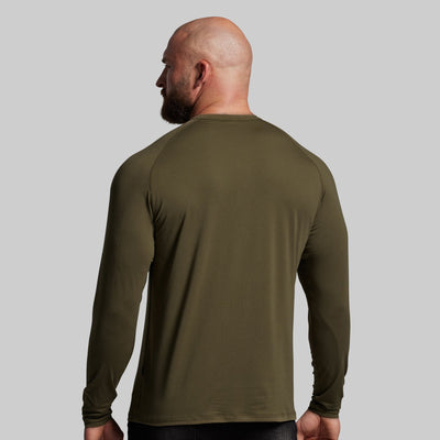 BP Premium Basic Henley (OD Green)
