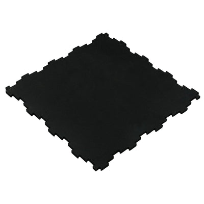 Interlocking Rubber Gym Tile- 1/2"Thick | 22.5" × 22.5"
