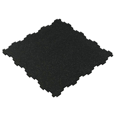 4 pack – Interlocking Rubber Gym Tiles — 22.5" × 22.5" | 1/2" Thick