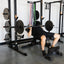 Man demonstrating benching with Multi-Grip Bar.