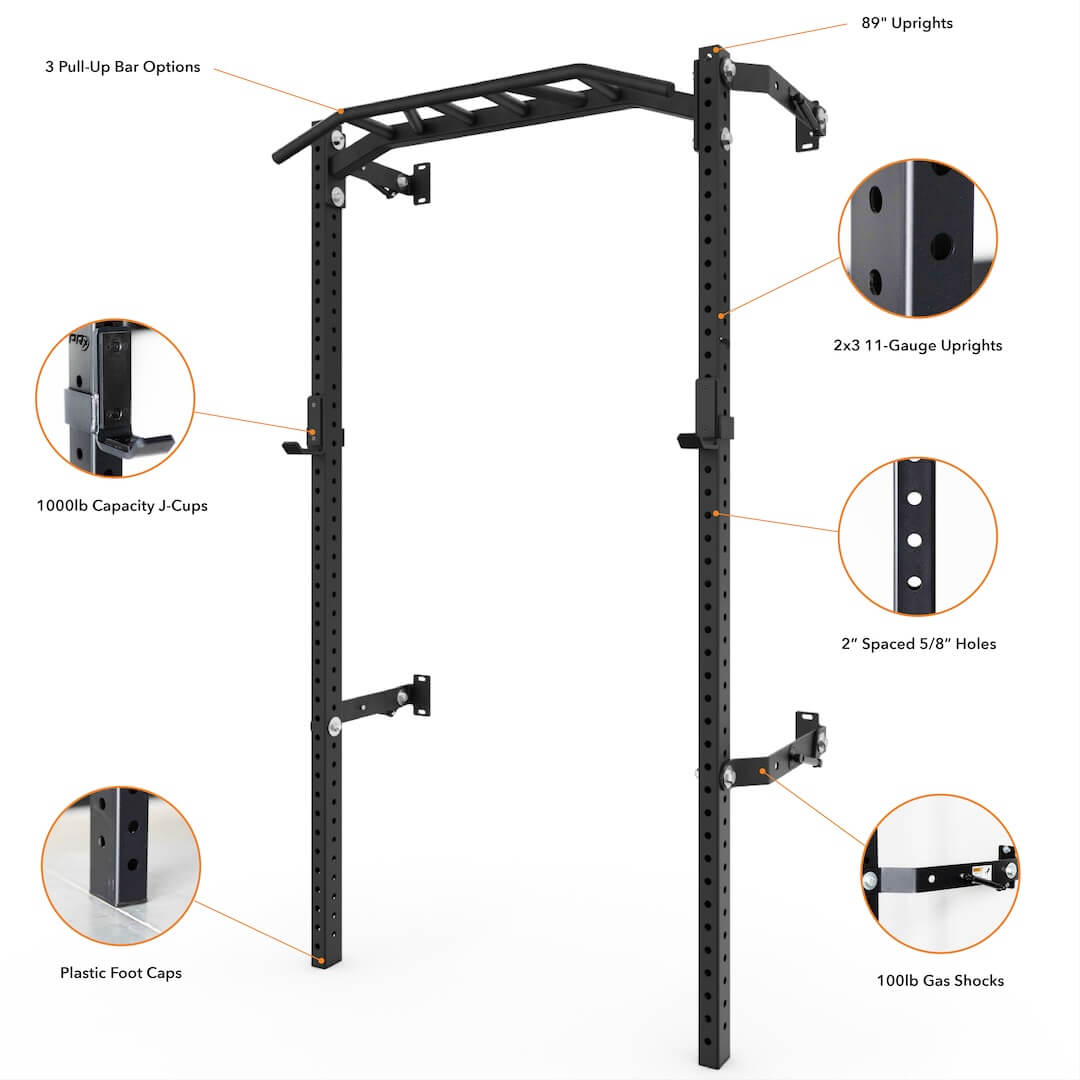 Profile® ONE Squat Rack with Pull-Up Bar - PRx Performance