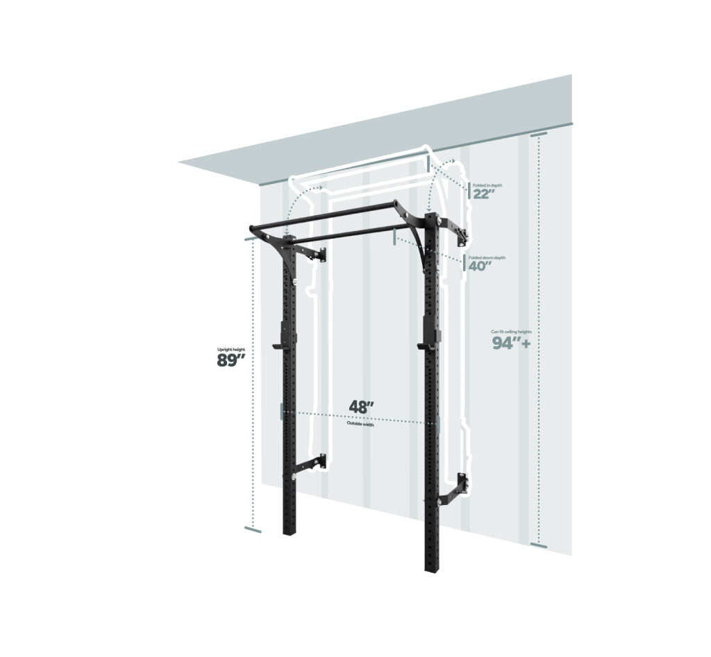 PRx Performance Profile Pro Squat Rack and Bench - Thumbnail 5