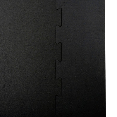 Edge Pieces for Interlocking 6' × 4' Rubber Gym Mat (3/4" Thick)