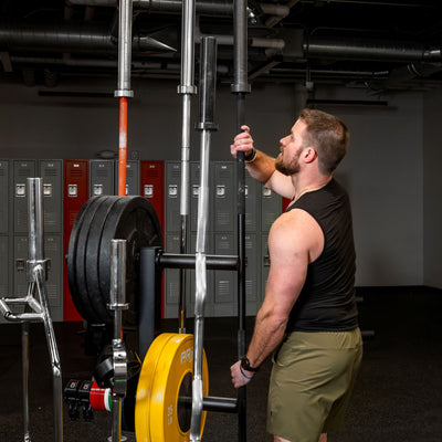 Weight Plate and Barbell Storage