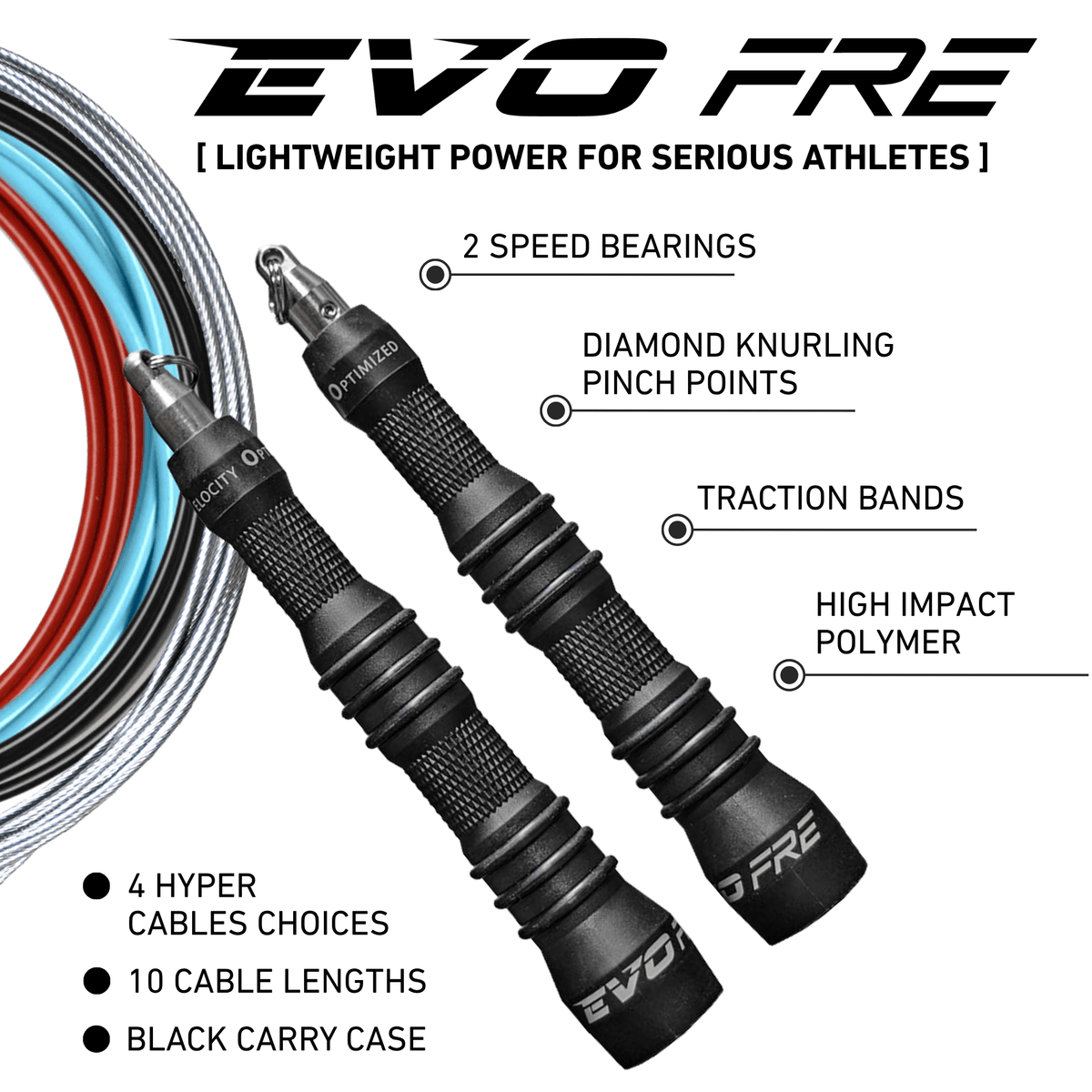 EVO FRE Rx Speed Rope with Hyper Cable