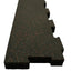 Edge Pieces for Interlocking 6' × 4' Rubber Gym Mat (3/4" Thick)