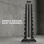 Delta | 10-Tier Vertical Dumbbell Storage Rack