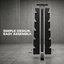 Alpha Elite | 5-Tier Vertical Dumbbell Storage Rack