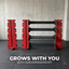 Alpha Elite | 5-Tier Vertical Dumbbell Storage Rack