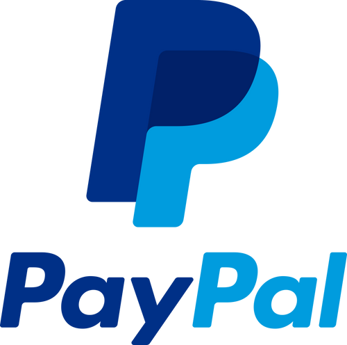 blue PayPal logo with a transparent background