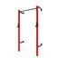 PRx Profile PRO Folding Squat Rack with Straight Pull-Up Bar - red