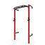 PRx Profile PRO Folding Squat Rack with Multi-Grip Bar - red