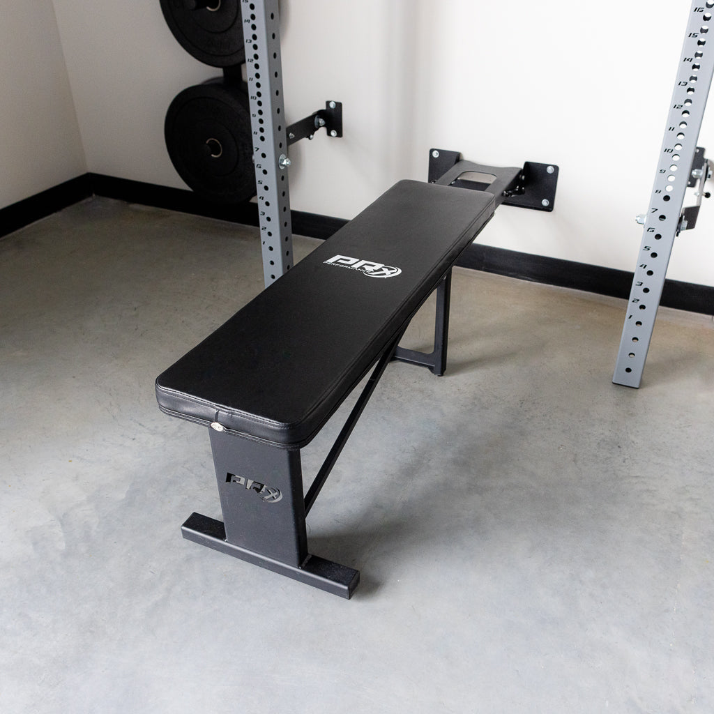 Wall Mounted Bench and Rower Hanger