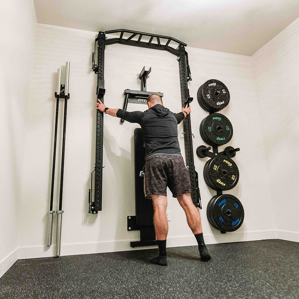 Profile® PRO Squat Rack with Multi-Grip Bar - PRx Performance