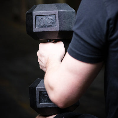 Rubber Hex Dumbbells Sets
