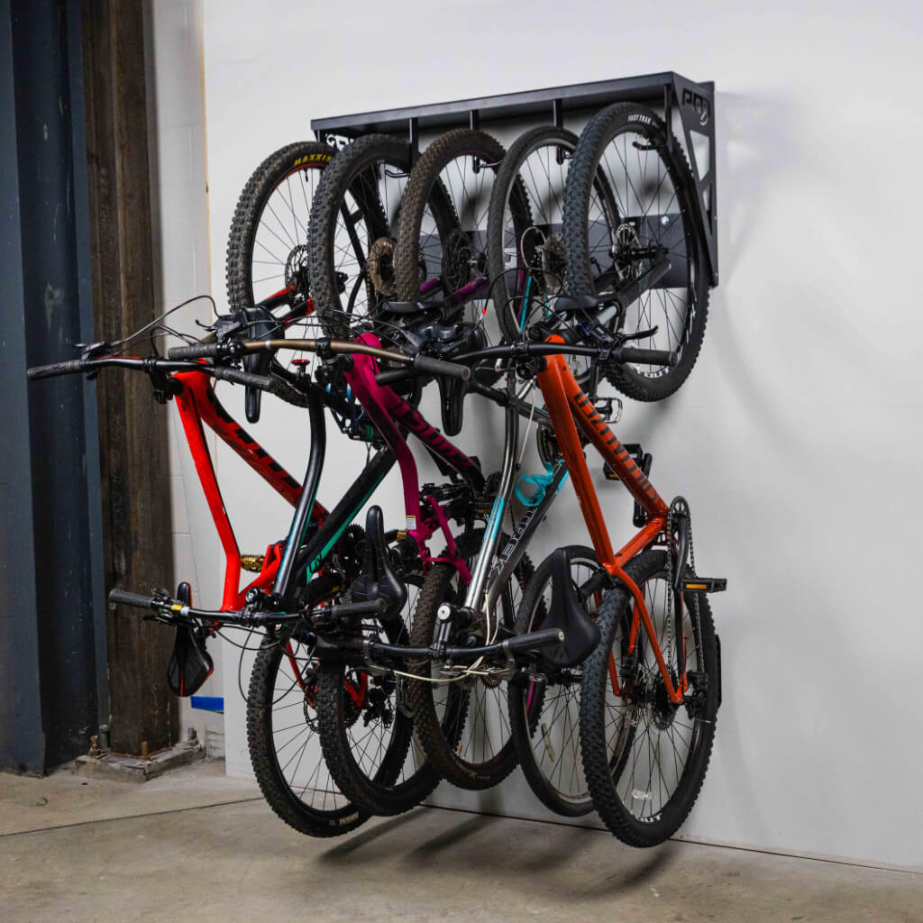 Image result for bike wall hooks  Bike rack wall, Bike storage garage, Bike  storage rack