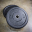 45lb pair of rubber crumb weight plate set