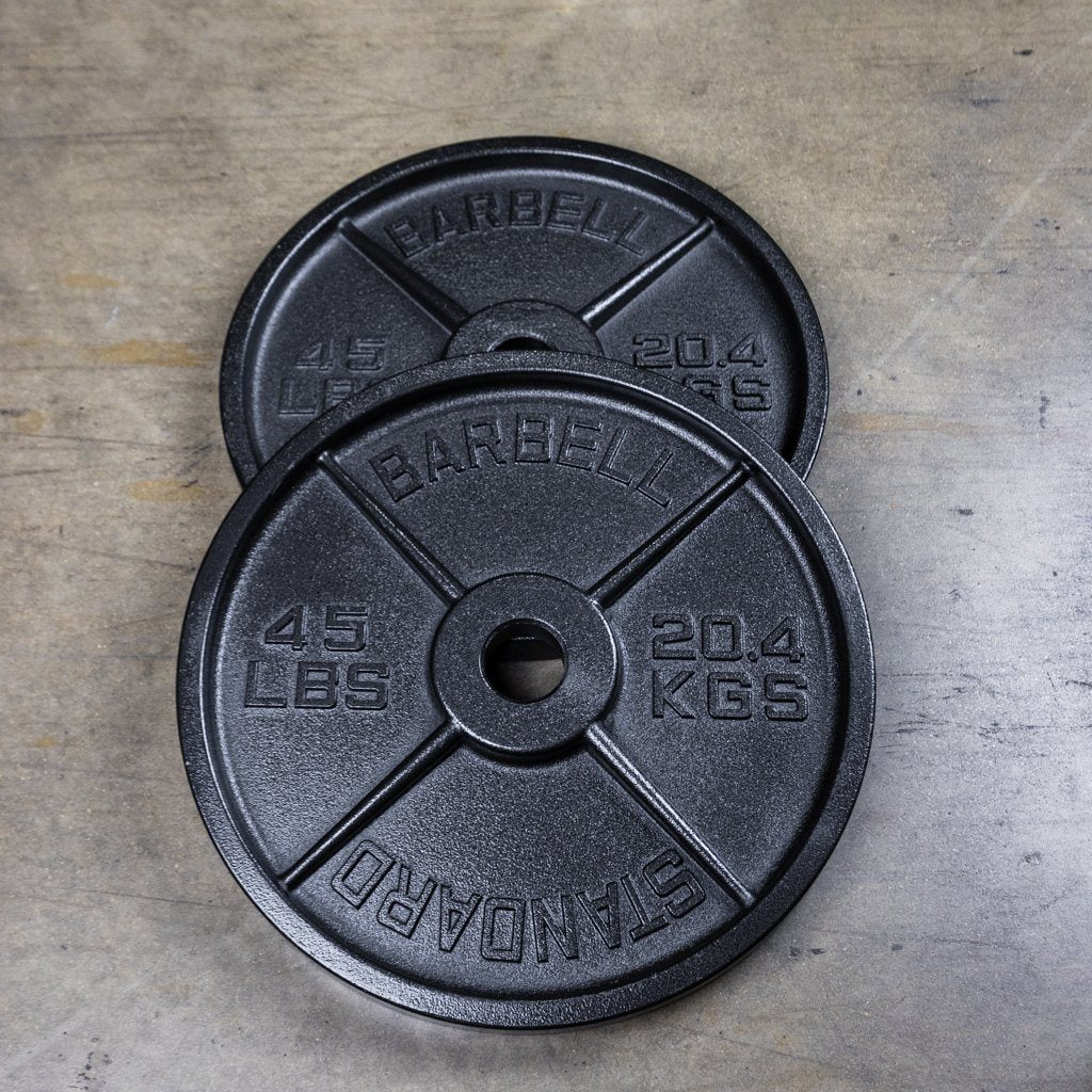 Grind Fitness Cast Iron Olympic Plates, 45lb