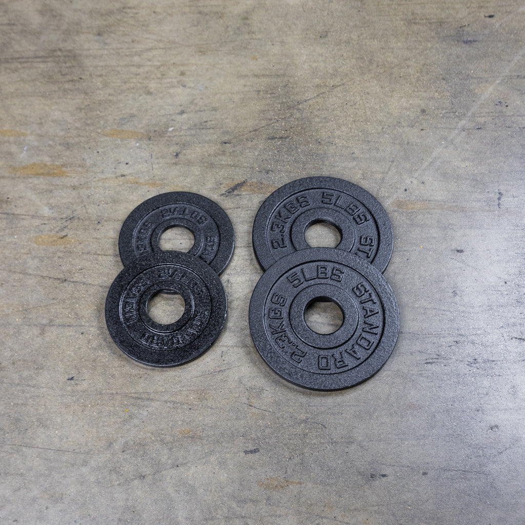 PRX Cast Iron Change Plates, 15lb Bundle (5lb, 2.5lb Pairs)