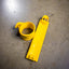 Yellow talon barbell collars folded and unfolded