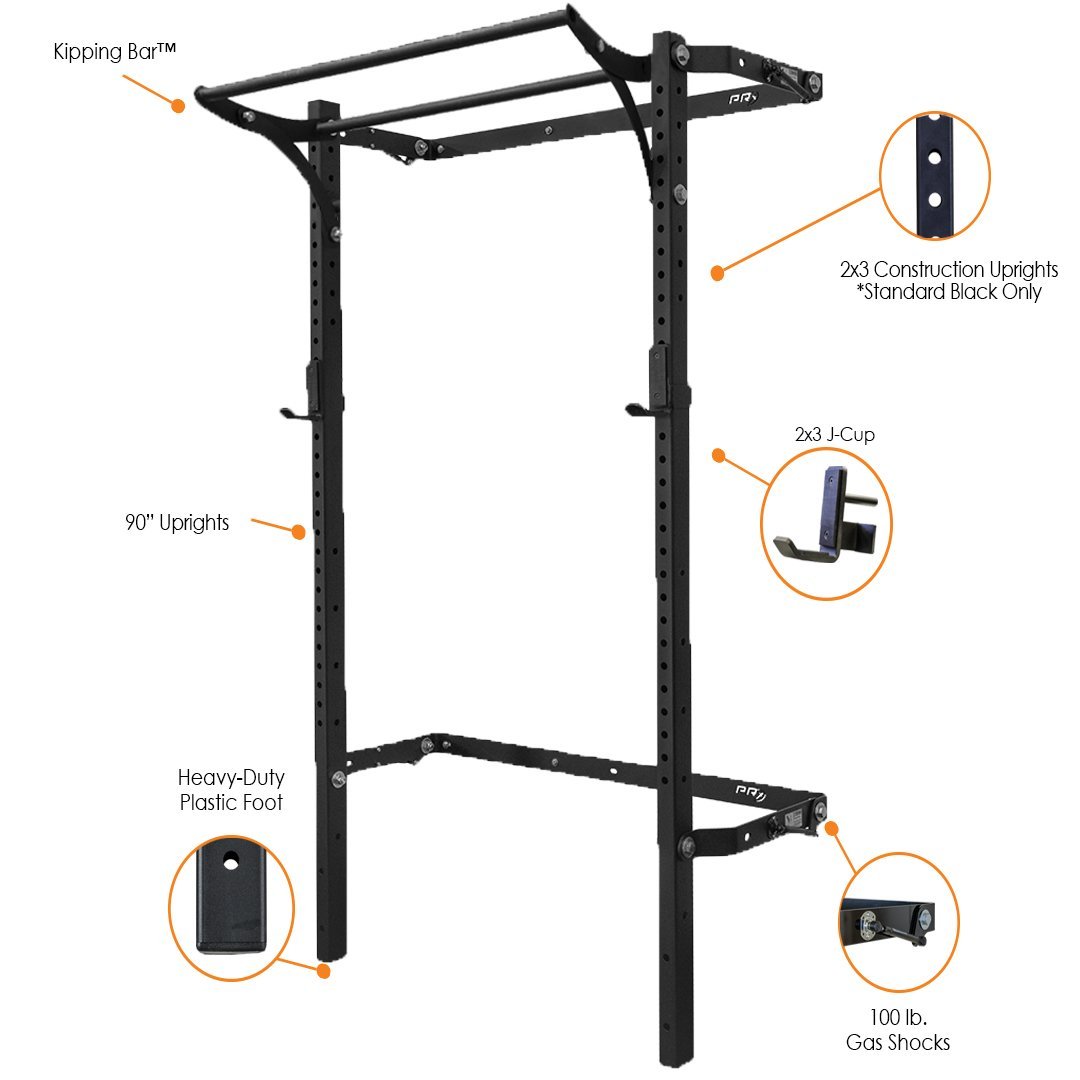Profile® ONE Squat Rack with Kipping Bar™ PRx Performance